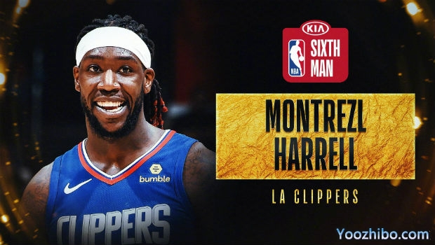 NBA最佳第六人<a href=/lanqiusheji/clippers/ target=_blank class=infotextkey>快船</a>前锋哈雷尔当选