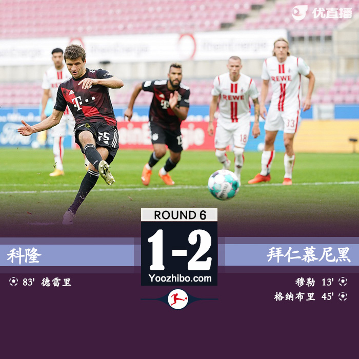 <a href=/zuqiusheji/bayern/ target=_blank class=infotextkey>拜仁</a>慕尼黑2-1科隆