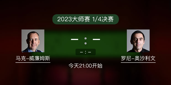 马克-威廉姆斯vs<a href=/tiyusheji/aslw/ target=_blank class=infotextkey>奥沙利文</a>赛事前瞻和交手记录